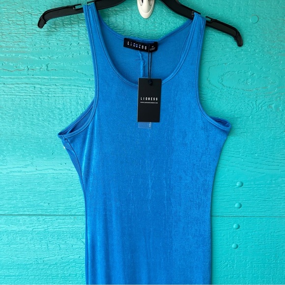 LIONESS EVERLAST SLINKY MAXI DRESS COBALT BLUE SIZE 6 NWT - Picture 5 of 12